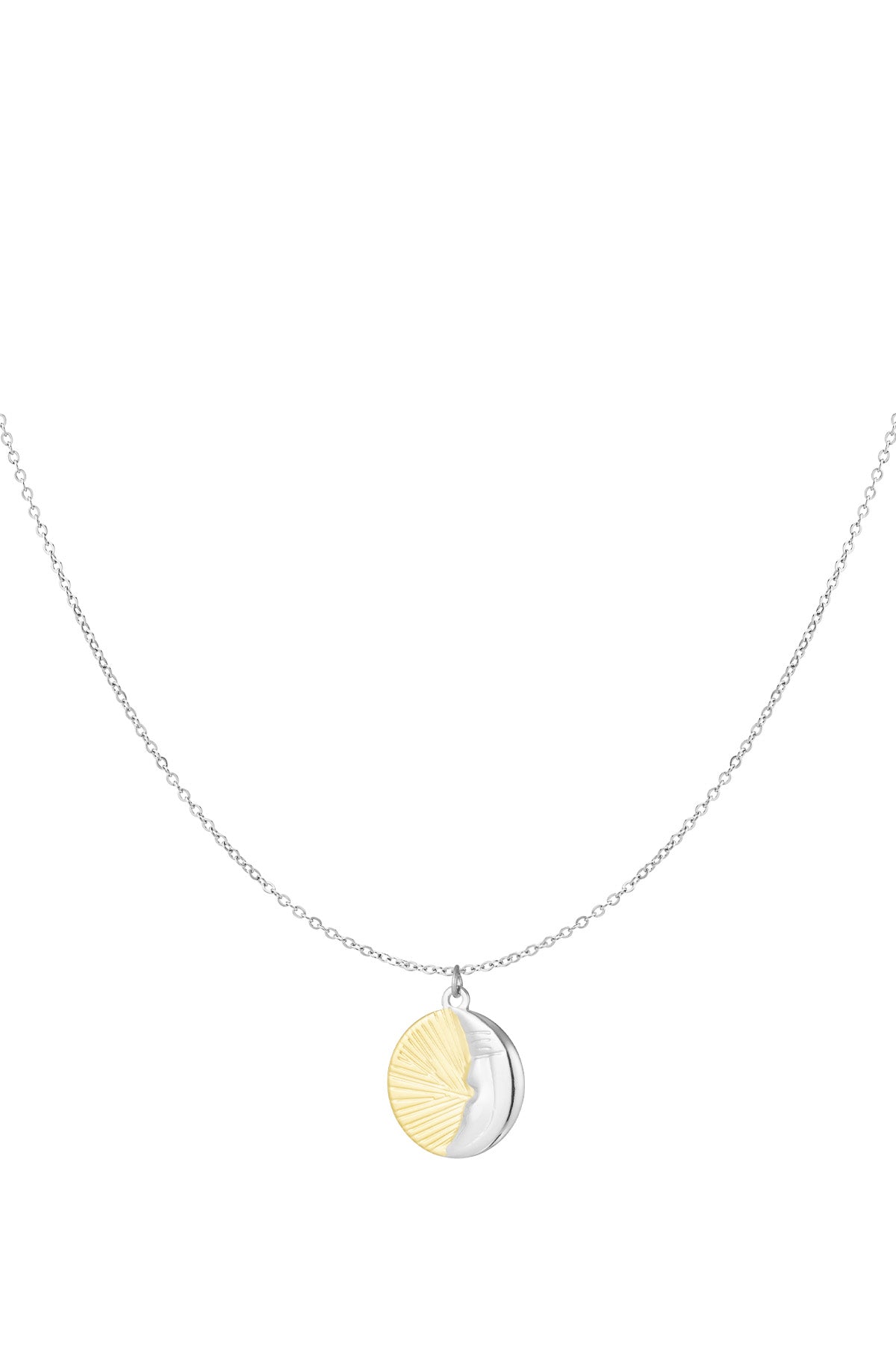 Сребърно колие Moonrise